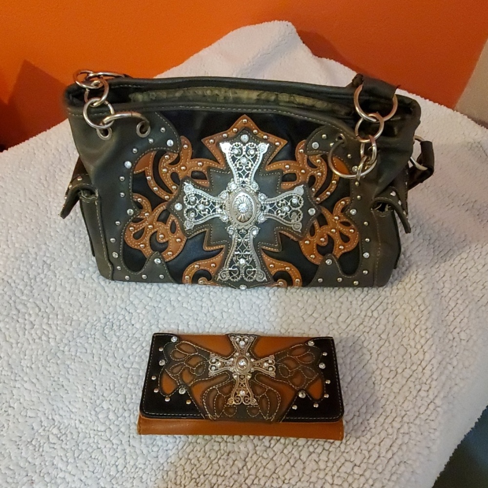 Montana West purse and wallet